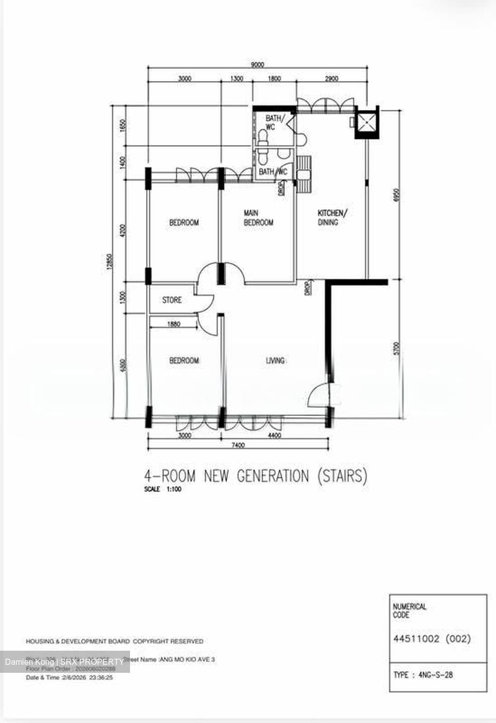 Blk 326 Ang Mo Kio 31 (Ang Mo Kio), HDB 4 Rooms #566176731